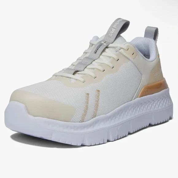 Woman's Shoes Timberland PRO Setra Mid Composite Safety Toe 8W Tan/Champagne - Picture 2 of 8